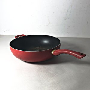 Dos Sartenes Wok Cuori, Uno con Tapa de Vidrio, Diámetro 30 cm - imagen 2