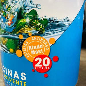 Base Solvente para Piscinas Tersuave Caucho Acrílico 20 Litros - imagen 2