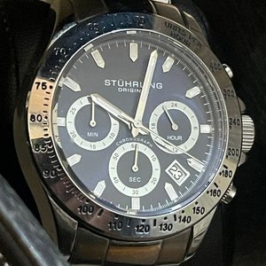 Lote anterior: Reloj Stuhrling Original Cronógrafo Esfera Azul Zafiro Acero