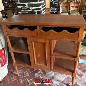 Mueble Auxiliar de Madera para Cubiertos y Servilletas - imagen 1