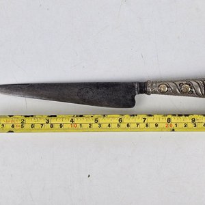 Cuchillo Criollo Guazu Bira con Cabo en Platería Criolla - imagen 6