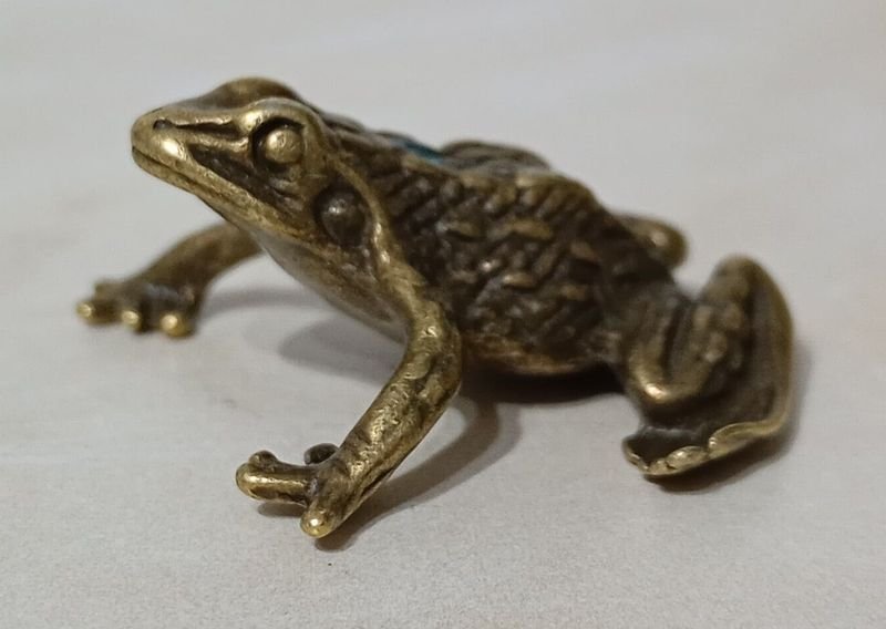Figura en Bronce de Sapo - Atracción de Fortuna - imagen 6