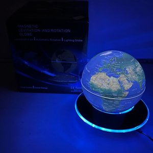 Globo Terráqueo Magnético Flotante con Luz LED Azul y Rotación 360° - imagen 2