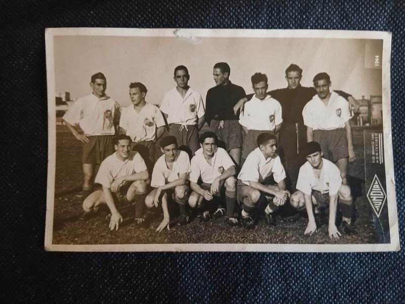 Postal "Marca Mundial" Club Nacional de Football 1944