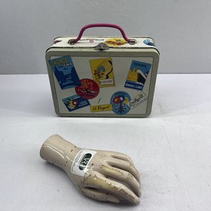 Lonchera de Lata El Trigal Estilo Vintage con Diseño de Viajes - imagen 1