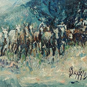 Lote anterior: Ana Baxter "La tropilla" Óleo sobre Tela Firmado y Fechado 20x25 cm