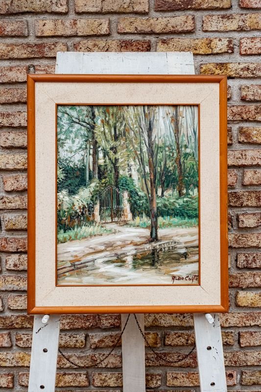 Pintura "Portal del Prado" de Aldo Curto - Óleo 40x50 cm