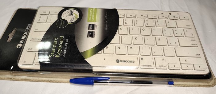 Teclado USB Eurocase UMBR EUKB-340 para Notebook/MacBook, Nuevo en Blister