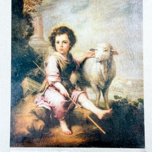 Lote de 5 Láminas Artísticas y Cartel "Los Pinos" - imagen 3