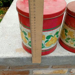 Juego de 4 Tarros de Cocina Vintage con Diseño de Frutas - imagen 4