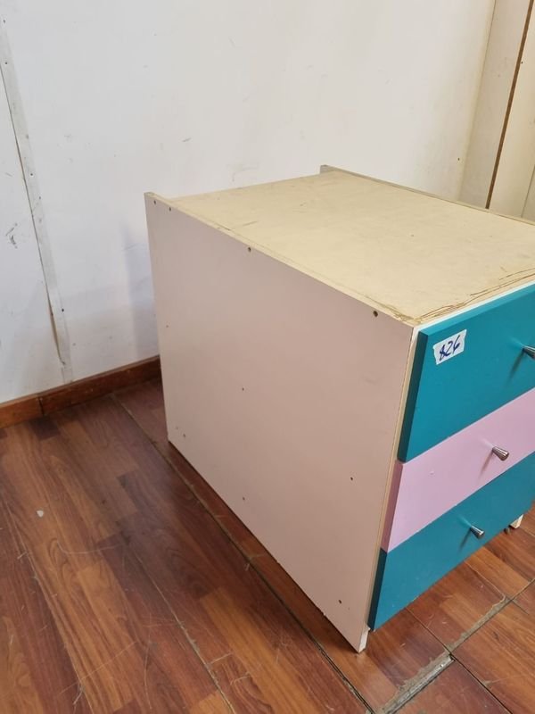 Comoda Infantil 3 Cajones de Madera - imagen 4