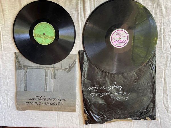 Discos de Vinilo Usados: "Orizzonto d'Italia" y "Ganate un tango recitado"