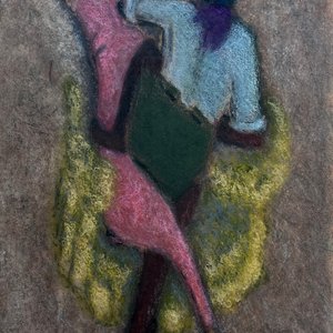 Lote siguiente: Obra "Tarea de campo" de José Cuneo, pastel sobre papel