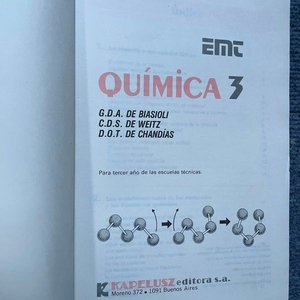 Libro Química 3 por Biasioli, Weitz y Chandías - Kapelusz - imagen 2