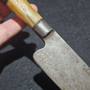 Cuchillo Panian de Cocina o Carnicero, Hoja de 21cm, Mango de Madera y Hueso - imagen 9