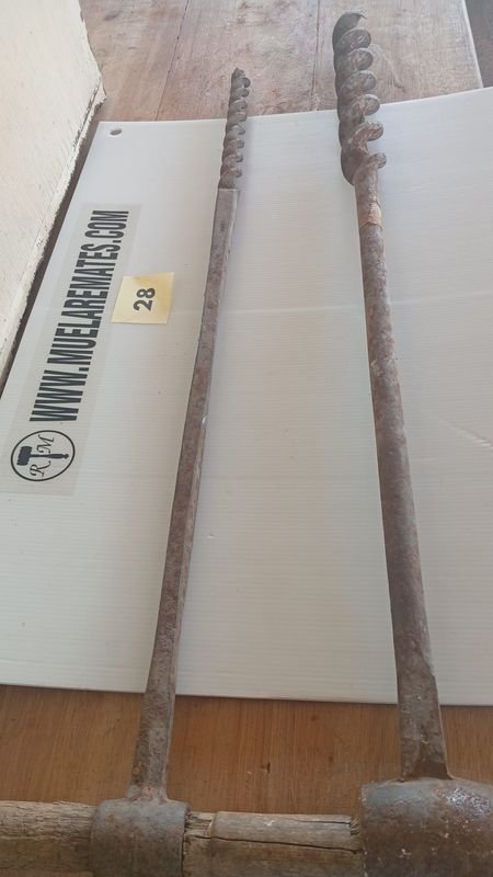 Barrenos antiguos de madera para decoración - imagen 2
