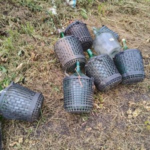 Damajuanas de Vidrio con Cestas Protectoras - imagen 2