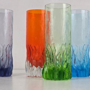 Juego de Copas y Vasos de Cristal Multicolor - imagen 2