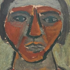 Lote anterior: Óleo "Cabeza" de Miguel Ángel Pareja sobre cartón, 38 x 28 cm