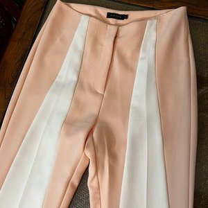 Pantalón Palazzo Naima Blanco y Rosa Talle S - Diseño Único - imagen 6