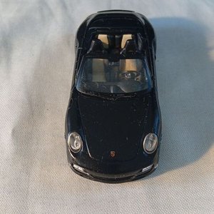Réplica Porsche Turbo Cabriolet Typ 997 Negra Coleccionable - imagen 2