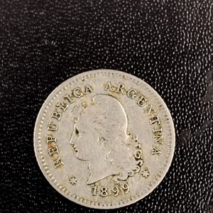 Moneda Argentina 10 Centavos Año 1899 - imagen 5
