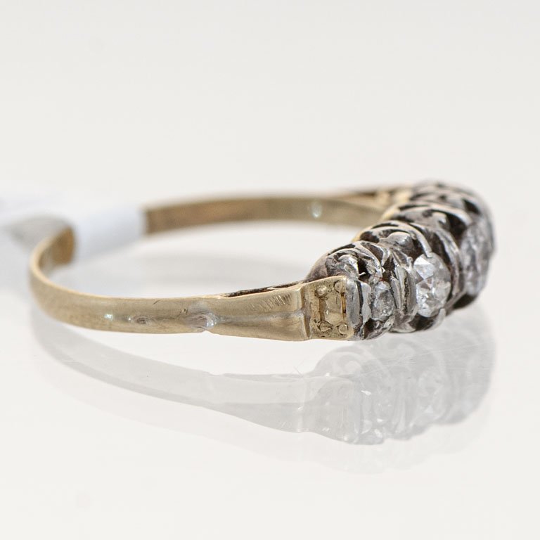 Cintillo de Oro con Brillantes y Cadena - imagen 2