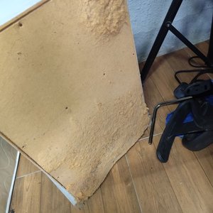 Mesa de Luz de Madera Maciza con Cajones - imagen 2