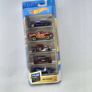 Hot Wheels HW Legends Pack de 5 Autos de Colección - imagen 1