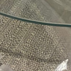 Juego de Comedor Ovalado con Tapa de Cristal y 8 Sillas - imagen 5