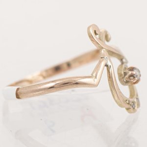 Anillo de Oro Rosa con Diamantes - imagen 2