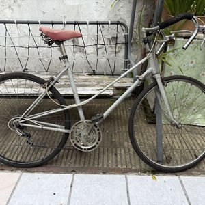 Bicicleta Clásica Vintage Gris Rodado 28 Estilo Años 80 - imagen 2