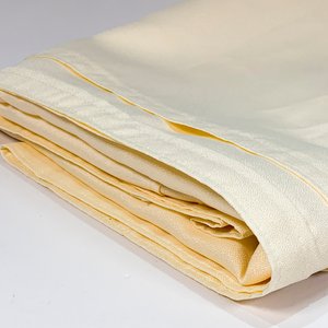 Mantel de Hilo Beige Liso 280x150 cm - imagen 2