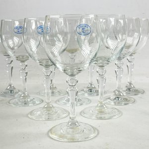 Diez copas en cristal bohemia para agua - imagen 3