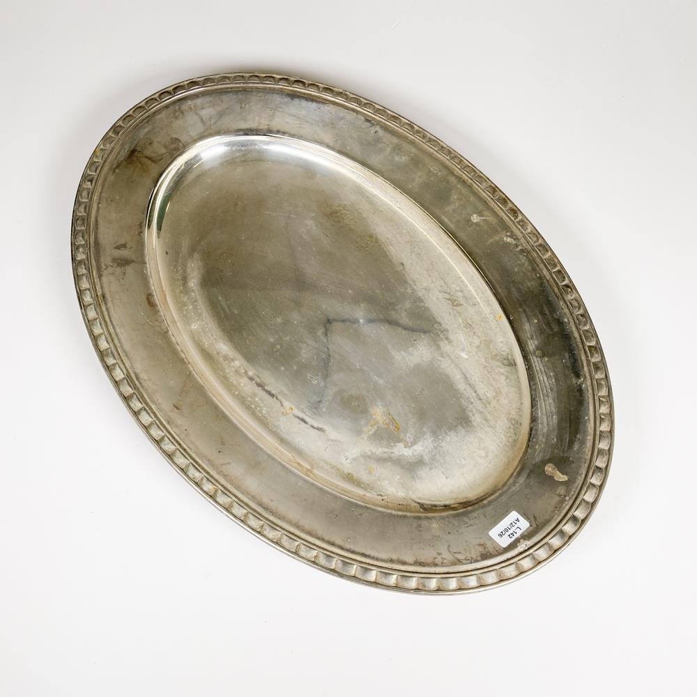 Bandeja Oval Christofle de Metal Plateado