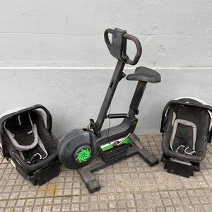 Bicicleta Fija de Ejercicio y 2 Butacas Infantiles para Auto - imagen 8