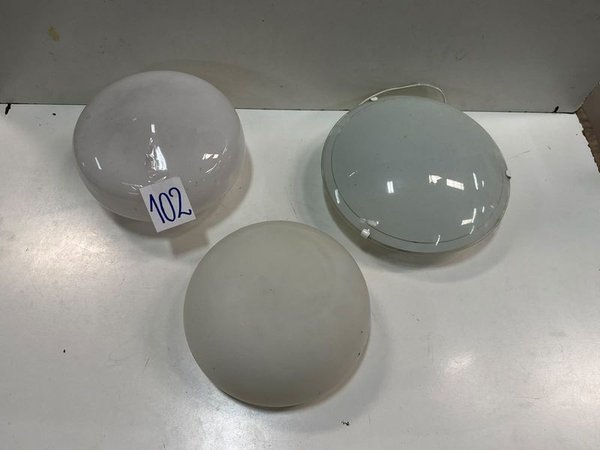2 Tulipanes de Vidrio y Plafón de Techo - imagen 1
