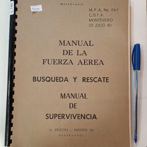Manual de Supervivencia Fuerza Aérea Uruguaya - Edición 1984 - imagen 1