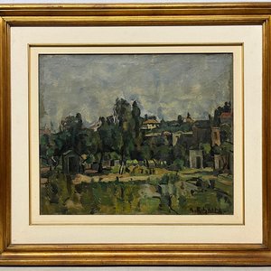 Pintura "Paisaje" de Alceu Ribeiro, Óleo sobre Tela - imagen 2