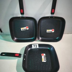 Set de 3 Planchas Grill Antiadherentes "Stone" - imagen 2