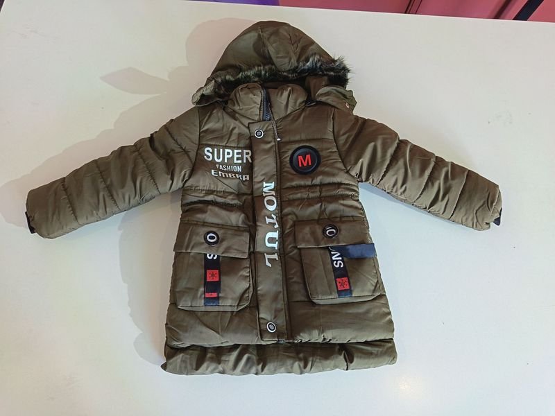 Campera Infantil Talle XL Color Verde Militar