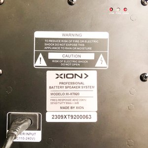 Parlante Xion con Ruedas y Luces LED - imagen 3
