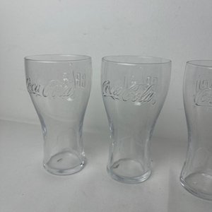 Juego de 4 Vasos Coleccionables Coca Cola de Vidrio - imagen 3