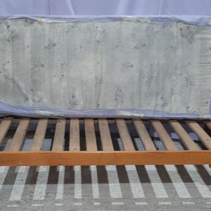 Cama de 1 Plaza de Madera con Colchón - imagen 2