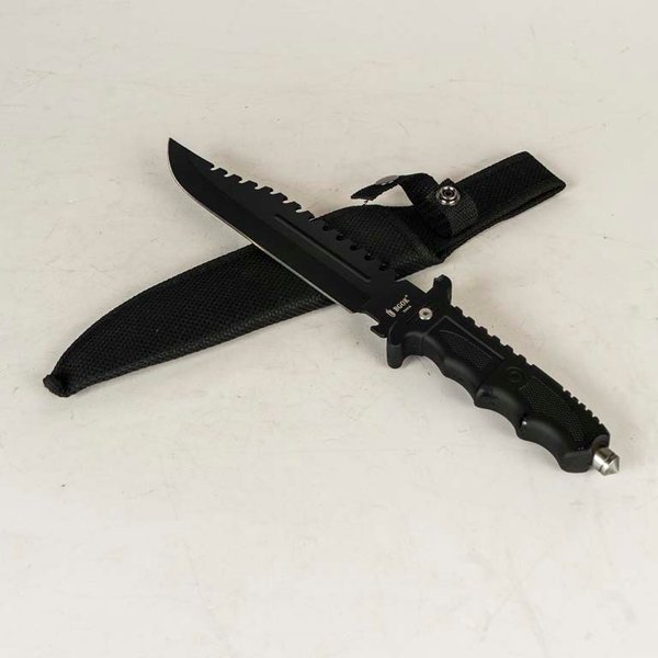 Set de 2 Cuchillos de Cazador con Vaina Negra