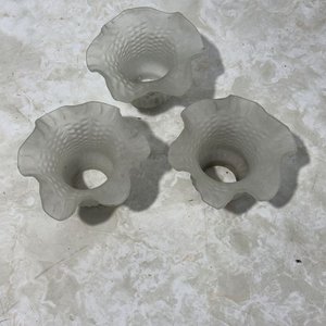 Set de 3 Pantallas para Lámparas de Techo o Apliques, Vidrio Esmaltado - imagen 3