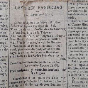 Diario "El Paysandú" del 18 de Julio de 1894: Contenido sobre Artigas y comentario inédito de su hija - imagen 13