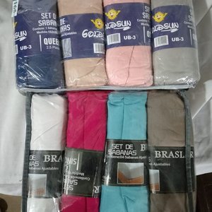 Lote siguiente: Juego de Sábanas 1 Plaza - Varios Colores