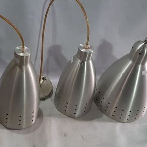 3 Colgantes de Luz de Aluminio Estilo Moderno - imagen 2