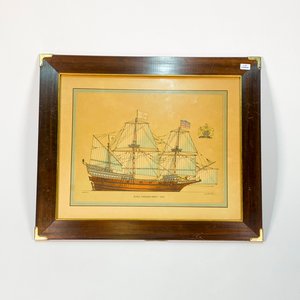 Cuadro Lámina "Golden Hind" con Marco - imagen 2
